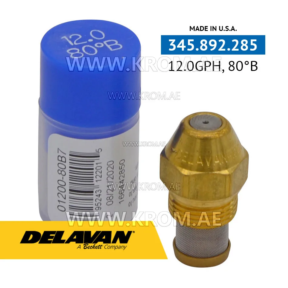 Delavan 12.00GPH, 80B nozzle