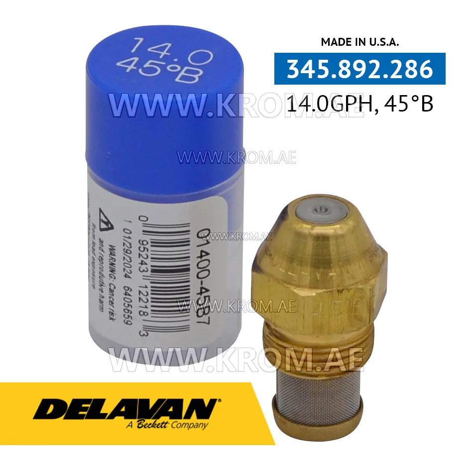 Delavan 14.00GPH, 45B nozzle