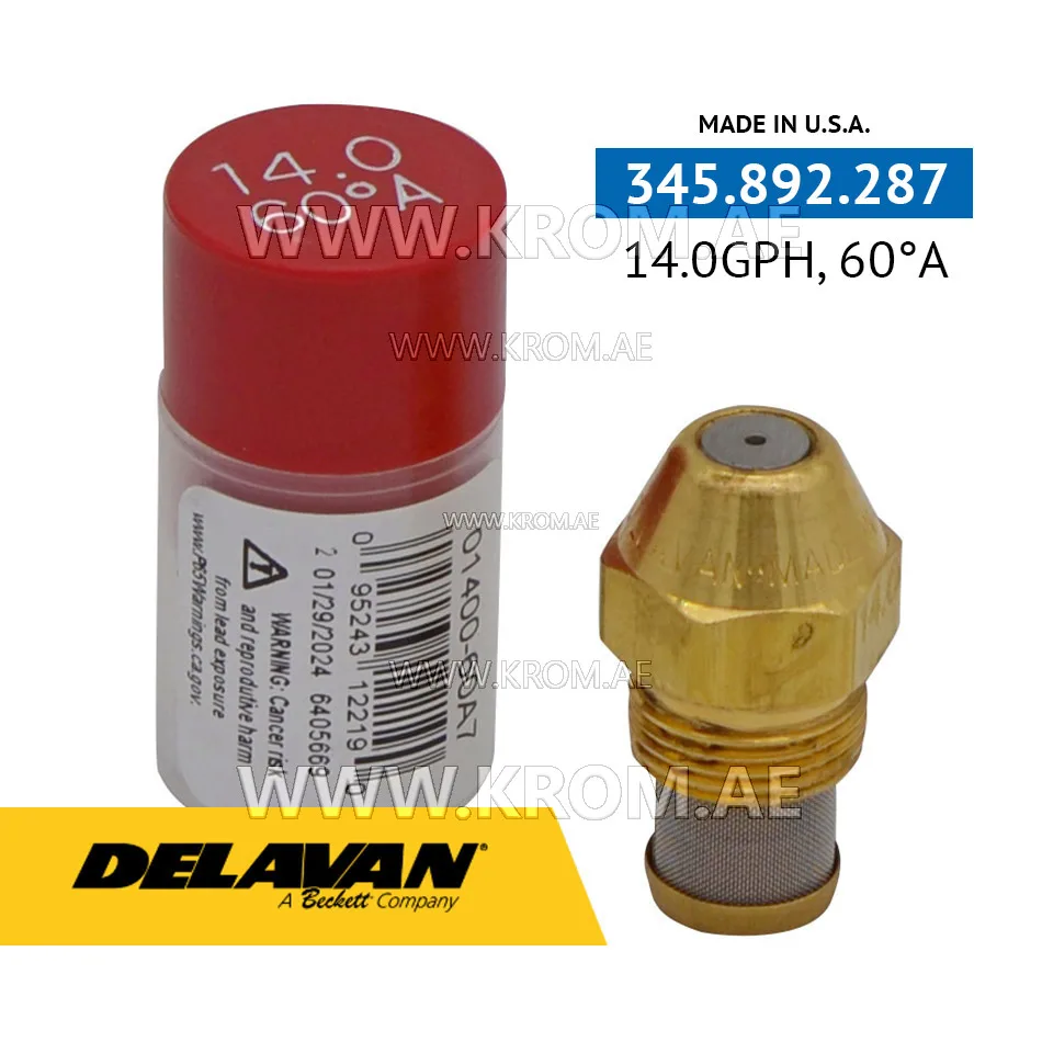 Delavan 14.00GPH, 60A nozzle