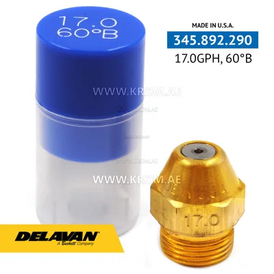 Delavan 17.00GPH, 60B nozzle