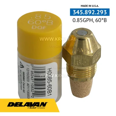 Delavan 0.85GPH, 60B nozzle