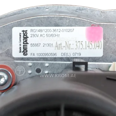 ebmpapst RG148/1200-3612-010207, 55667.21301 fan