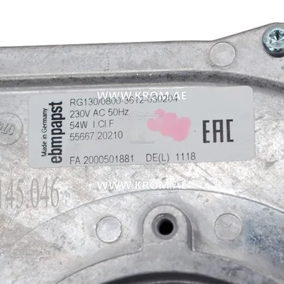 ebmpapst RG130/0800-3612-030204, 55667.20210 fan
