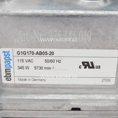 ebmpapst G1G170-AB05-20, G1G170AB0520 fan