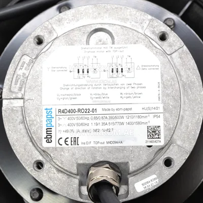 ebmpapst R4D400RO2201 fan