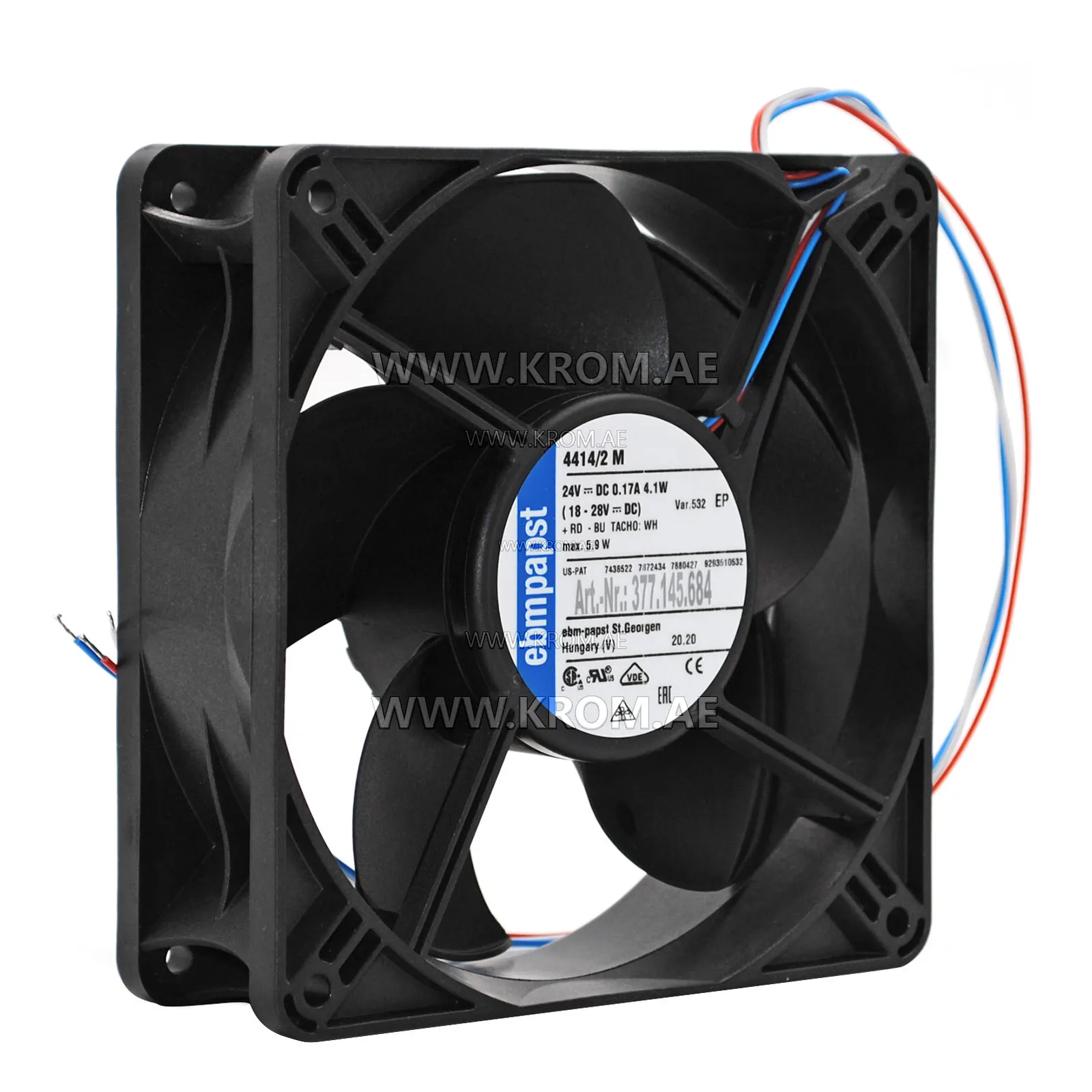 ebmpapst 4414/2 M-532, 9293510532 fan