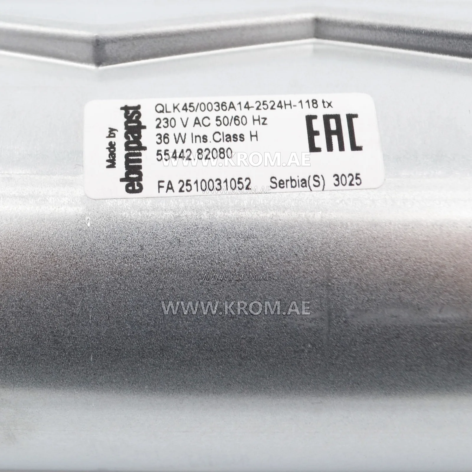 ebmpapst QLK45/0036A14-2524H-118tx, 55442.82080 fan
