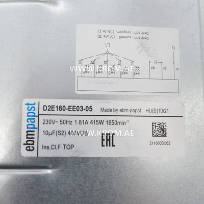 ebmpapst D2E160EE0305 fan