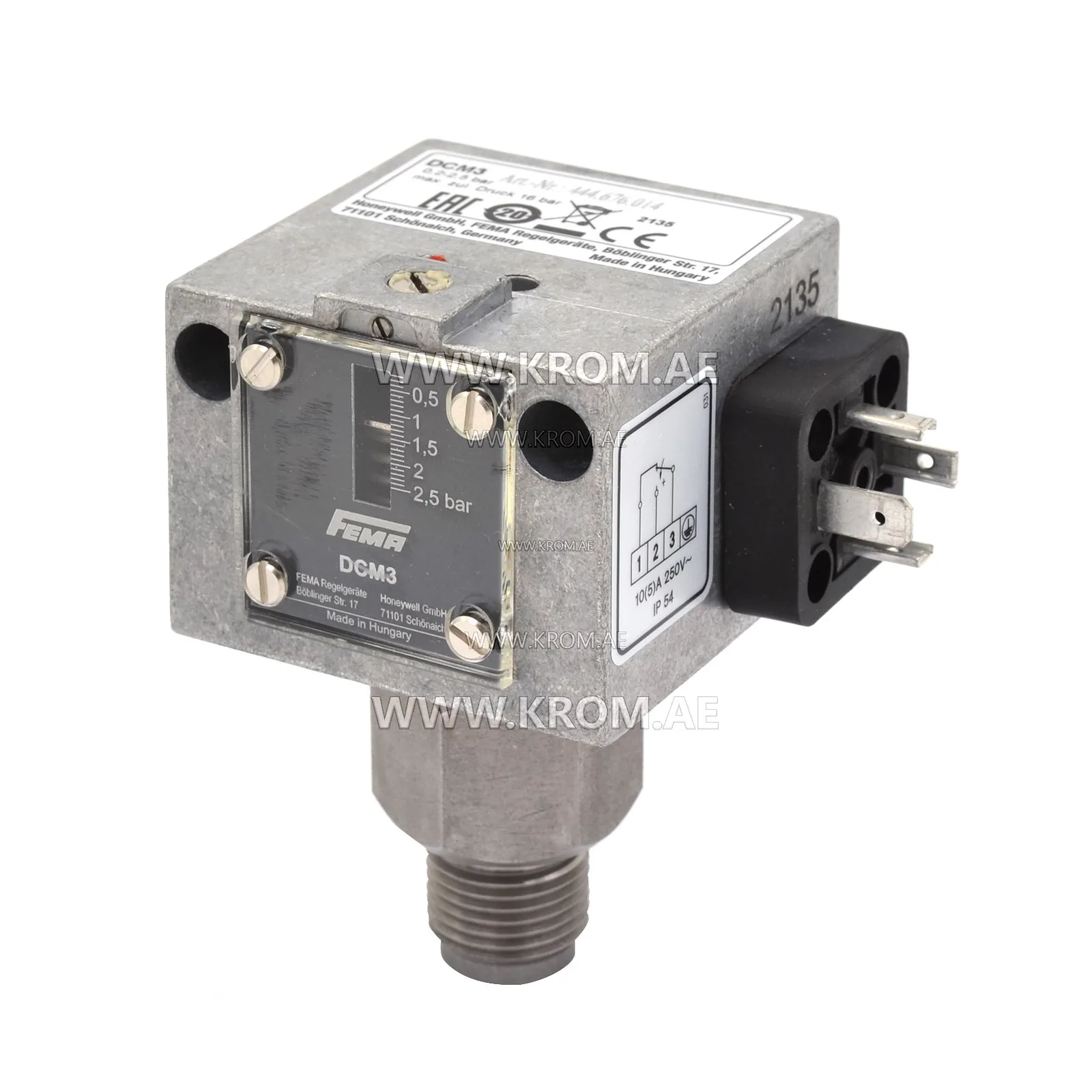 Fema DCM3 pressure switch