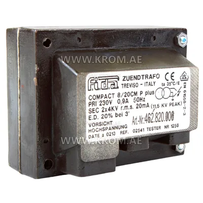 Fida 8/20CM P compact ignition transformer