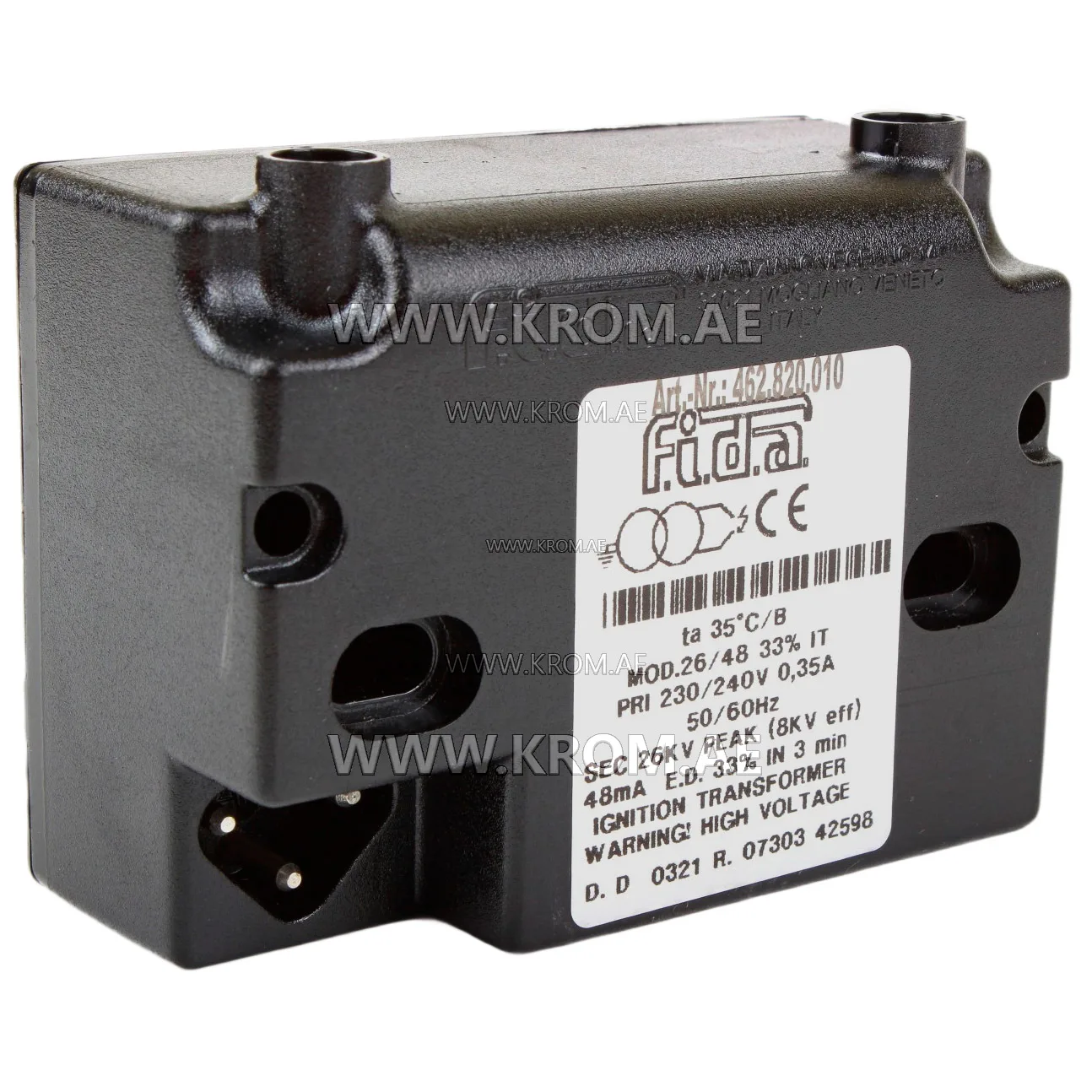 Fida 26/48 ignition transformer