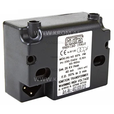 Fida 26/40 ignition transformer