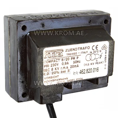 Fida 8/20PM P compact ignition transformer