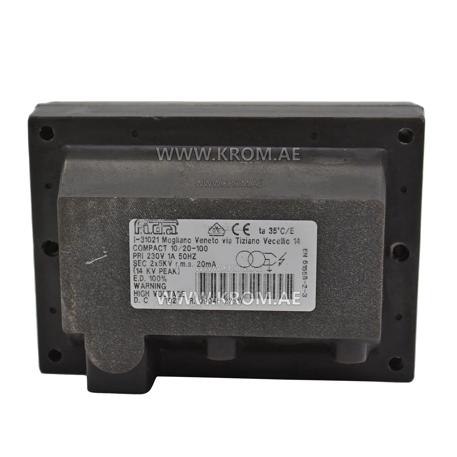 Fida Compact 10/20 100% 230 V ignition transformer