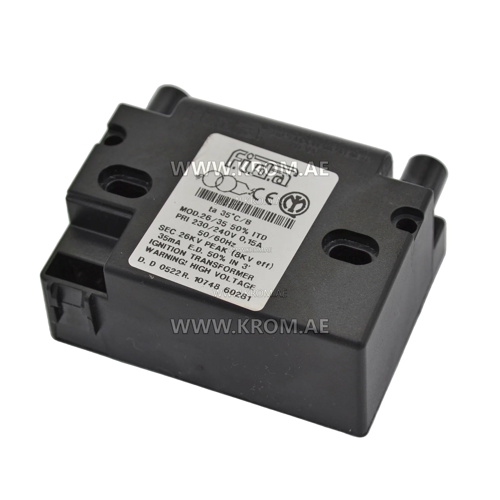 Fida 26/35 50% ITD ignition transformer