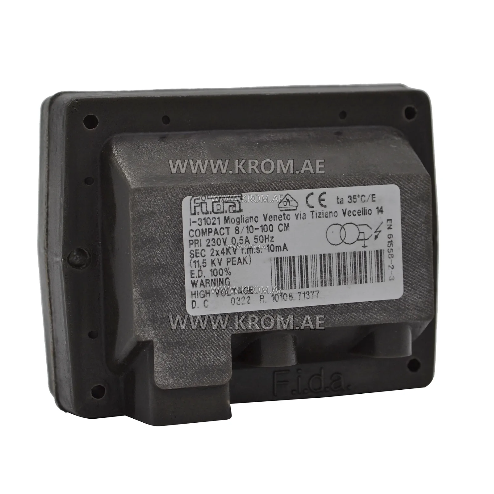 Fida Compact 8/10CM ignition transformer
