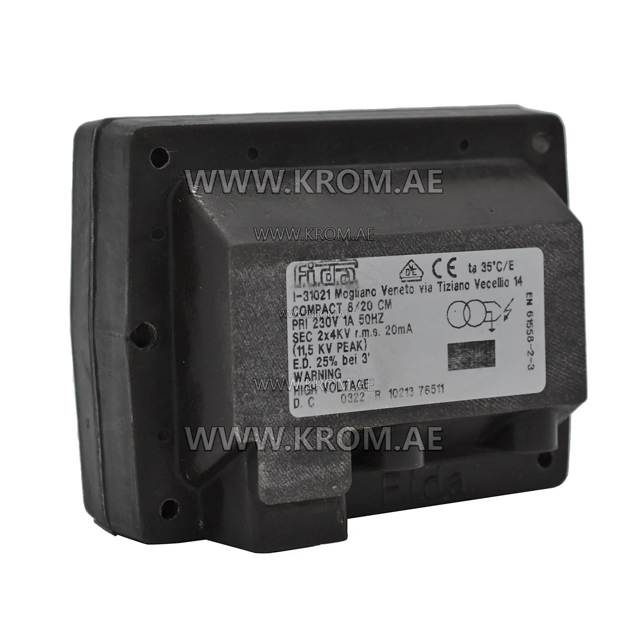 Fida Compact 8/20 M 20% ignition transformer