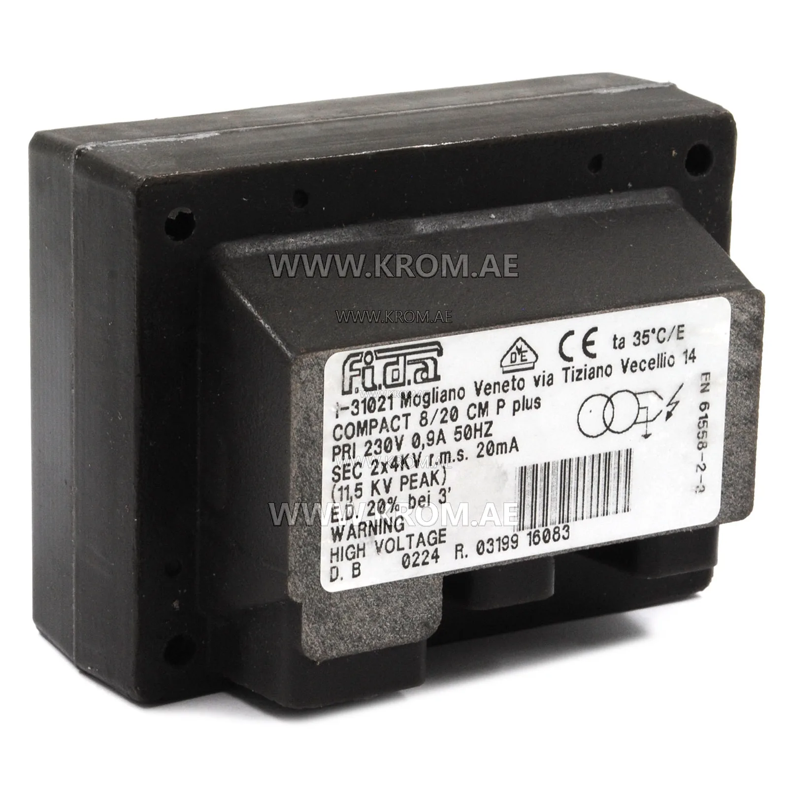 Fida Compact 8/20CM 20% PLUS ignition transformer