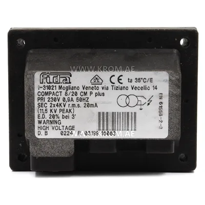 Fida Compact 8/20CM 20% PLUS ignition transformer