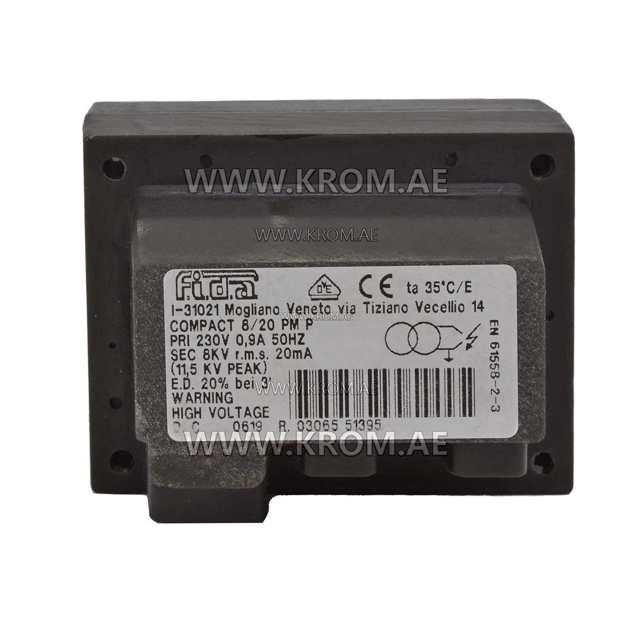 Fida Compact 8/20PM 20% ignition transformer