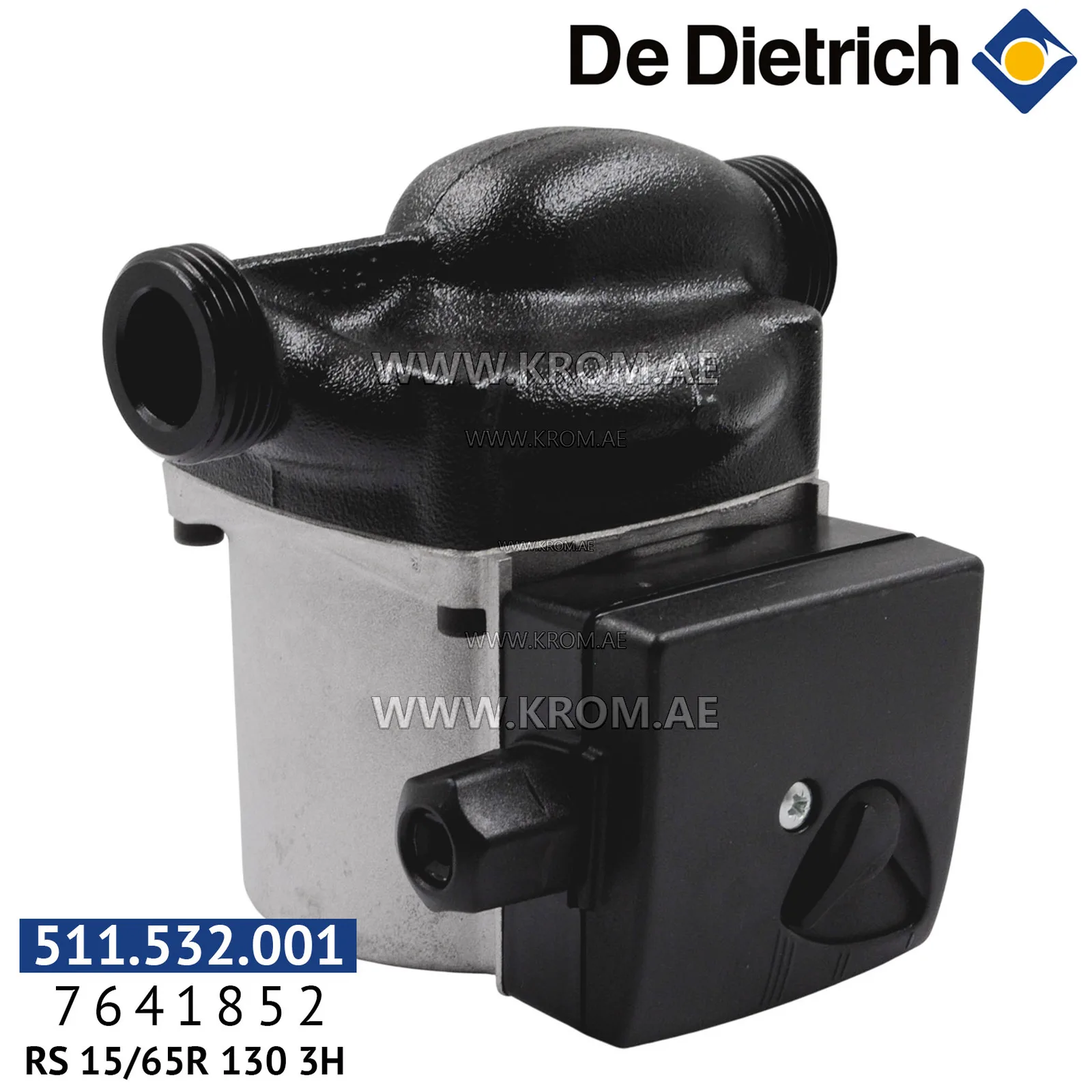 De Dietrich 7641852 circulation pump RS 15/65R 130 3H