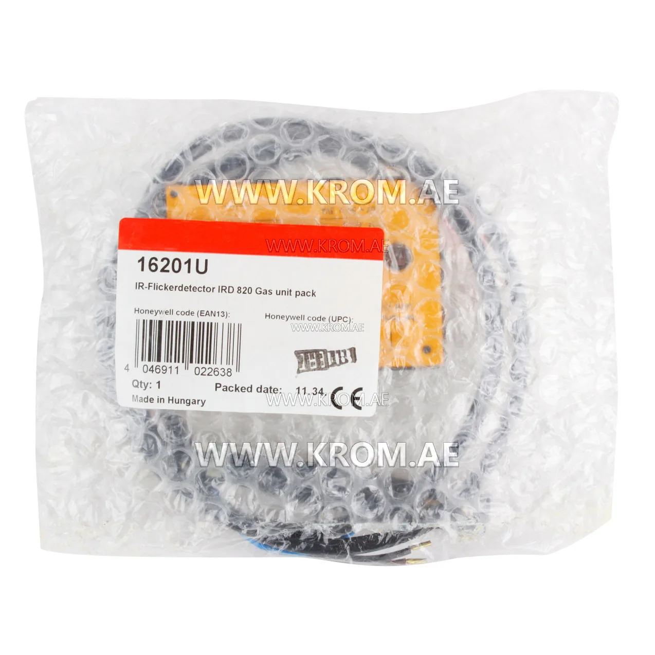 Honeywell IRD820 gas 0.6m up, 16201, flicker detector