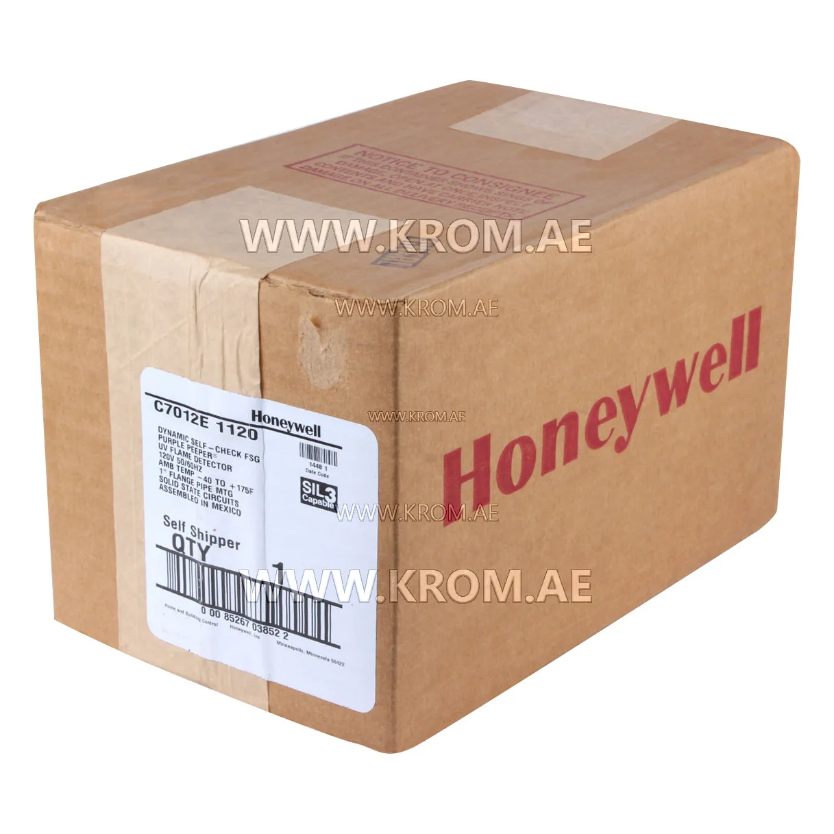 Honeywell C7012E1120 UV flame detector 120V self-check