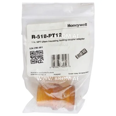 Honeywell R-518-PT12 1" NPT Ultem insulating adapter for U2