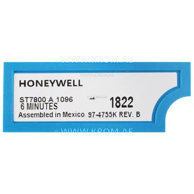 Honeywell ST7800A1096 prepurge timer module 6 min