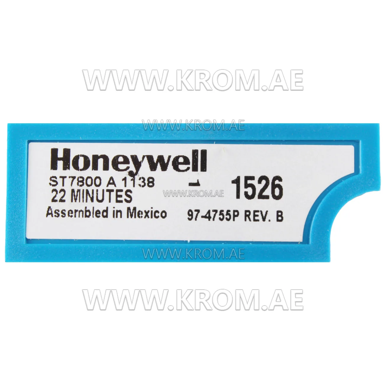 Honeywell ST7800A1138 prepurge timer module 22 min