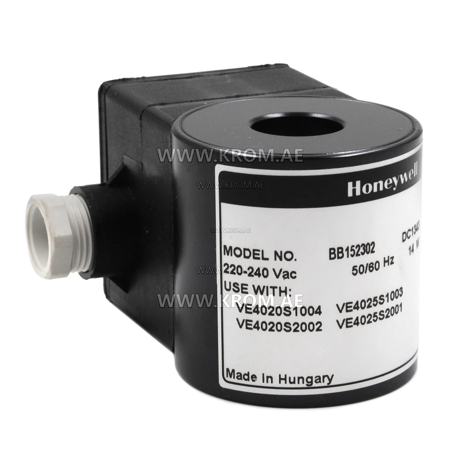 Honeywell BB152302 coil for VE4020/25S valves, 220-240V