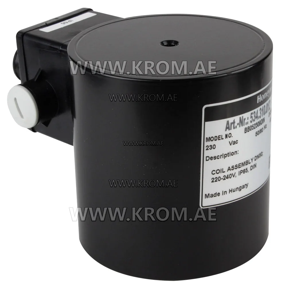 Honeywell BB052309DIN coil for VE4050A valves, 220-240V
