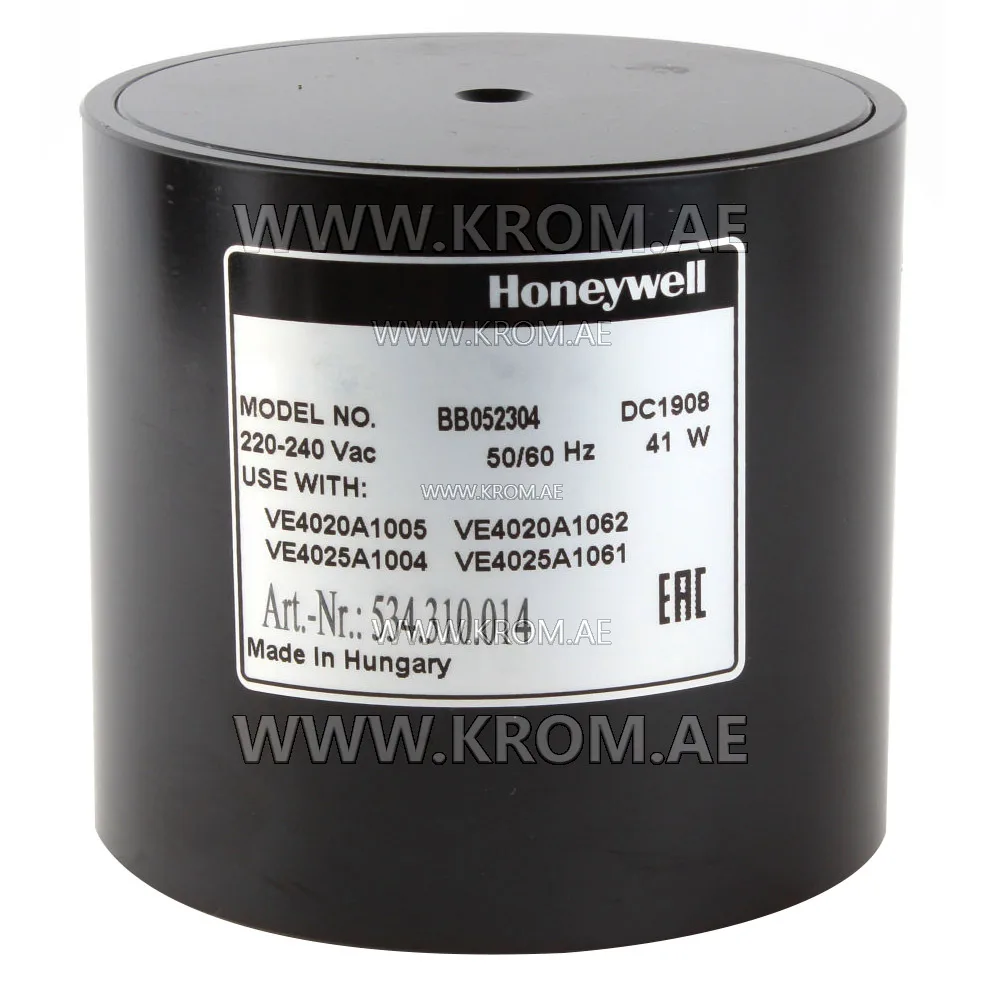 Honeywell BB052304 coil for VQ440 valves, 220-240V