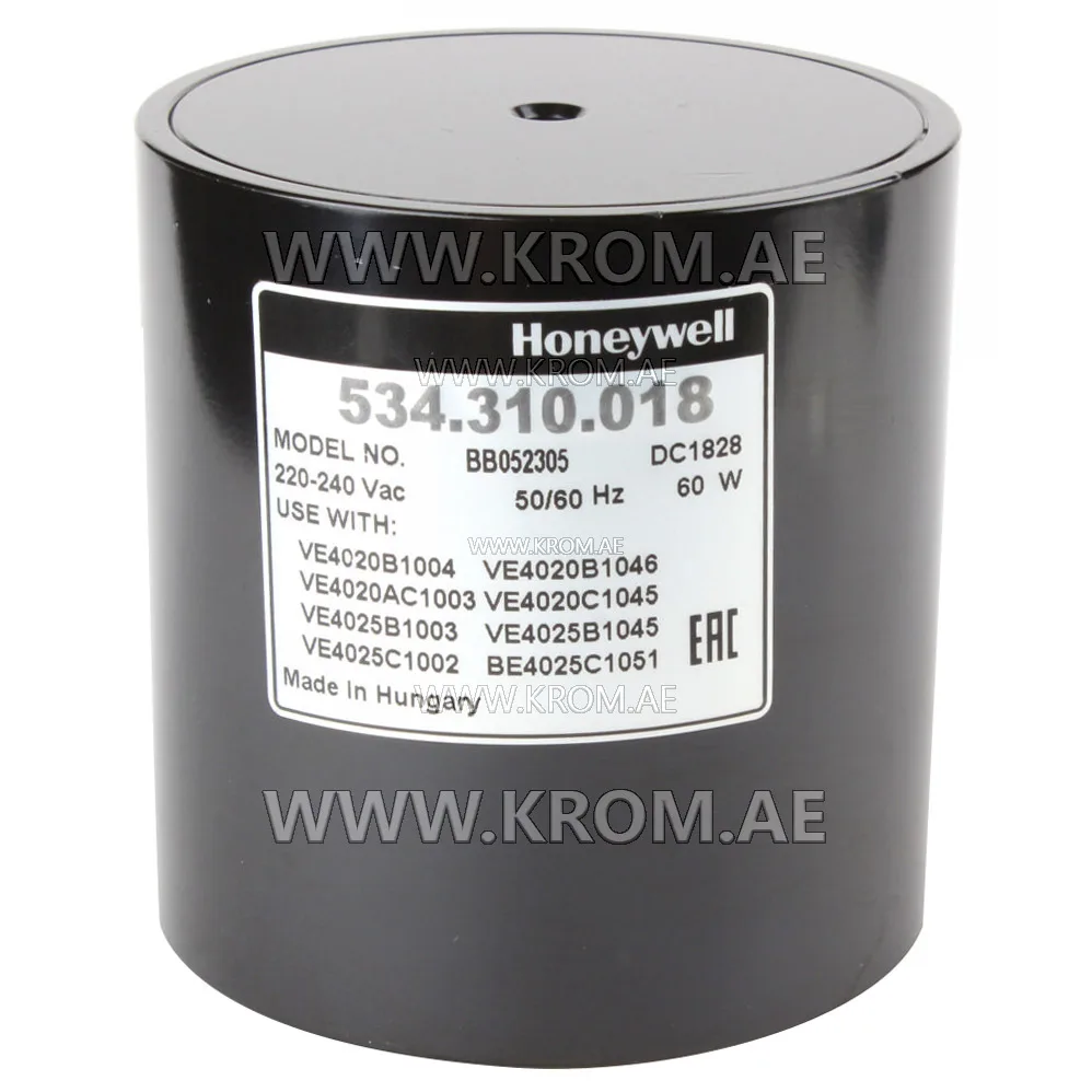 Honeywell BB052305 coil for VQ450 valves, 220-240V