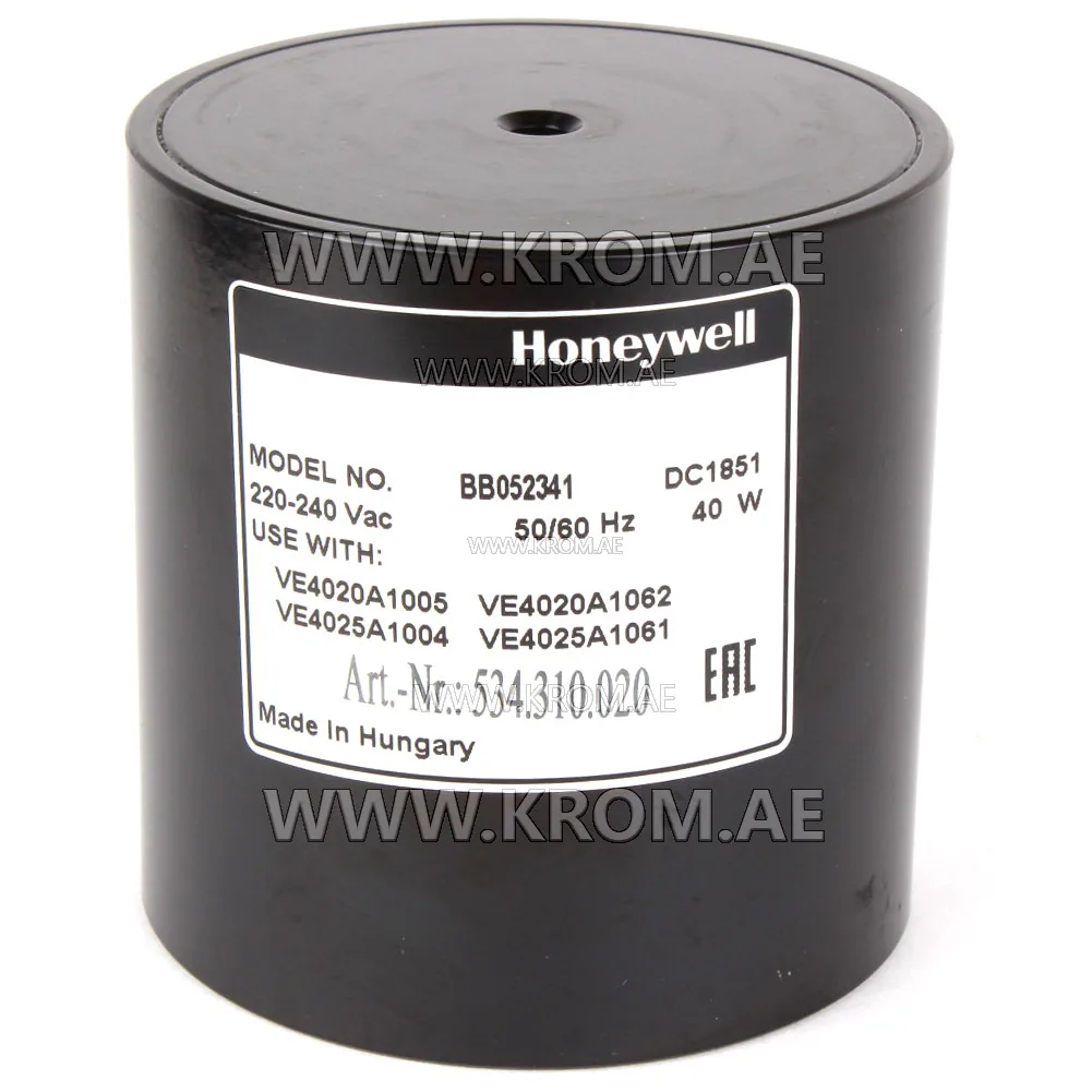 Honeywell BB052341 coil for VQ440 valves, 220-240V