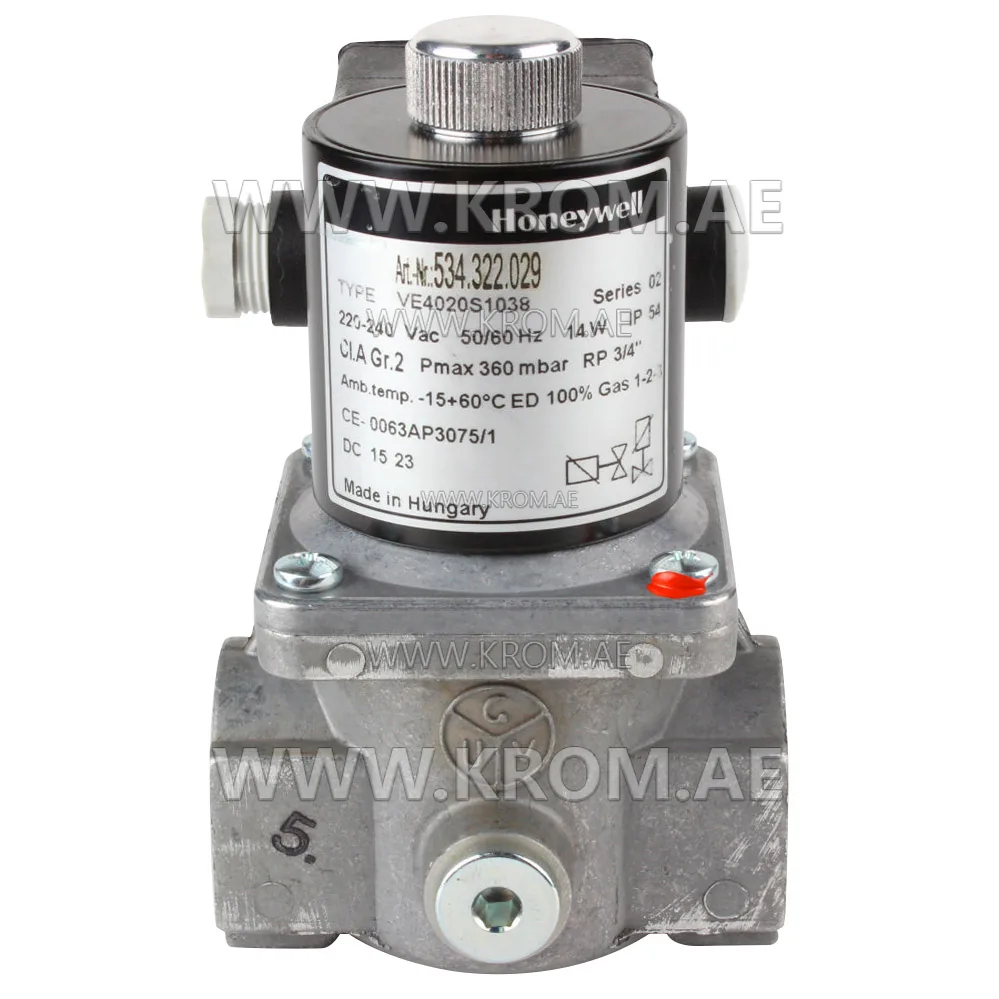 Honeywell VE4020S1038 solenoid valve 3/4"