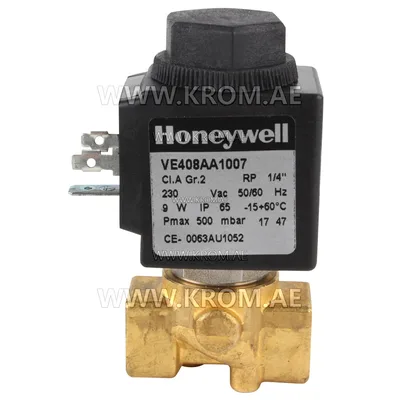 Honeywell VE408AA1007 solenoid valve 1/4" 500 mbar
