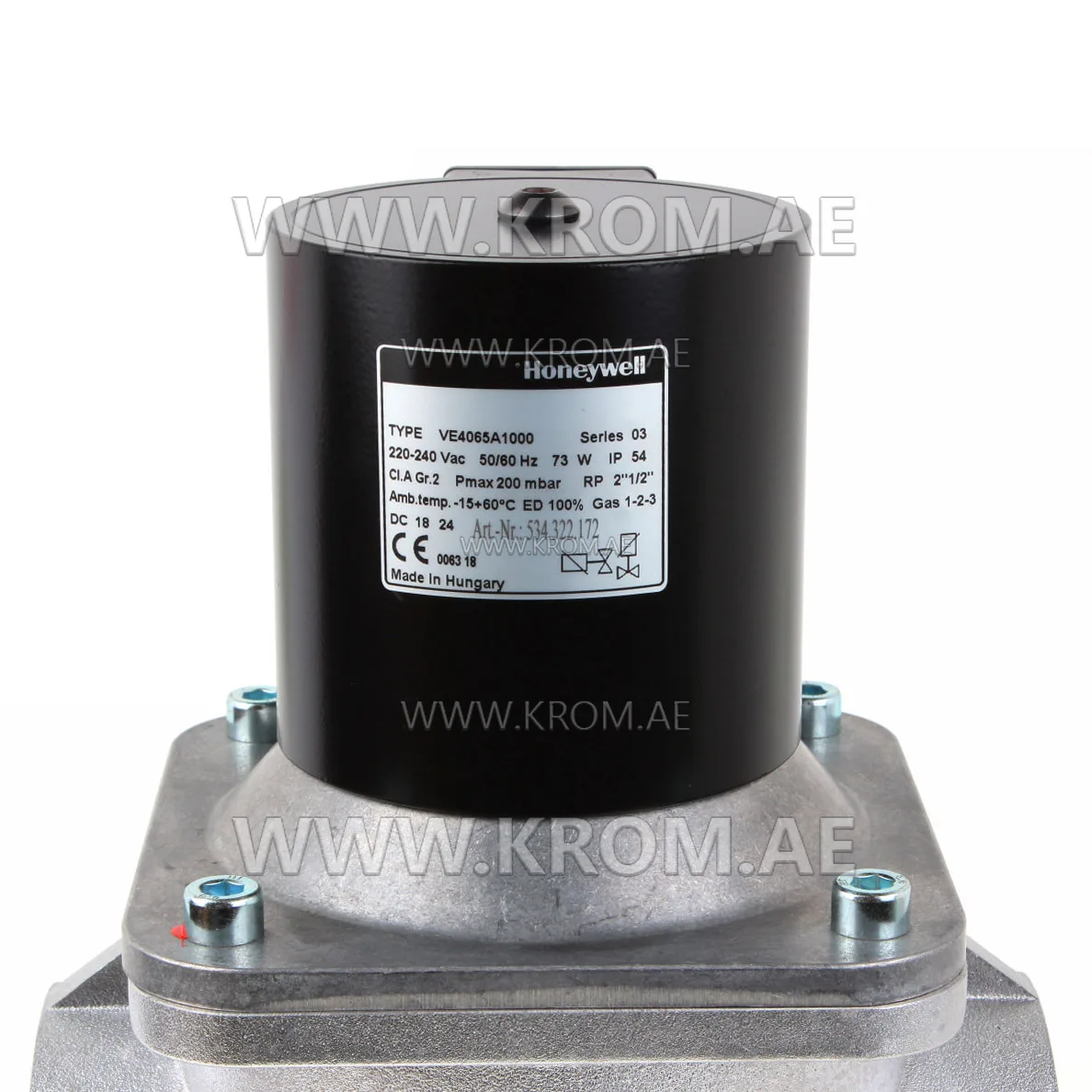 Honeywell VE4065A1000 solenoid valve 2 1/2"