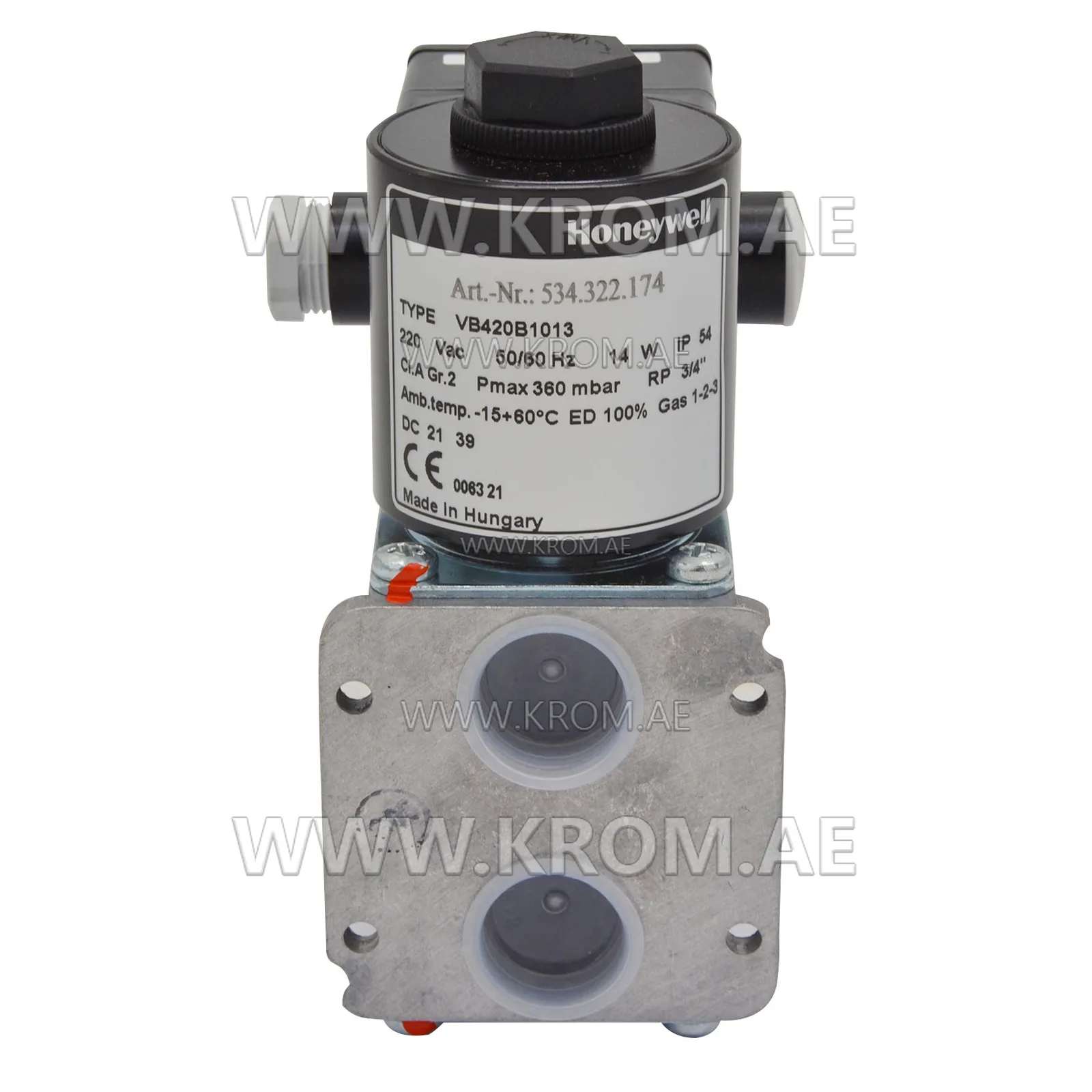 Honeywell VB420B1013 bypass valve DN20