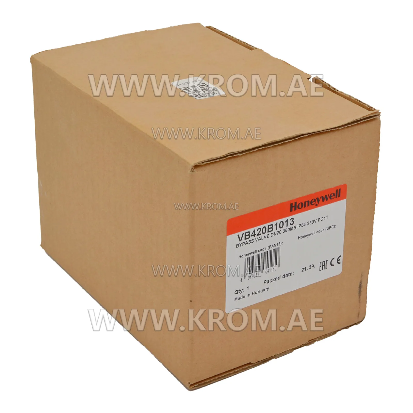 Honeywell VB420B1013 bypass valve DN20