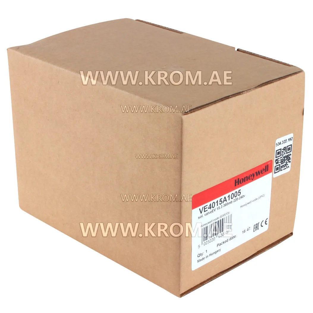 Honeywell VE4015A1005 solenoid valve 1/2"