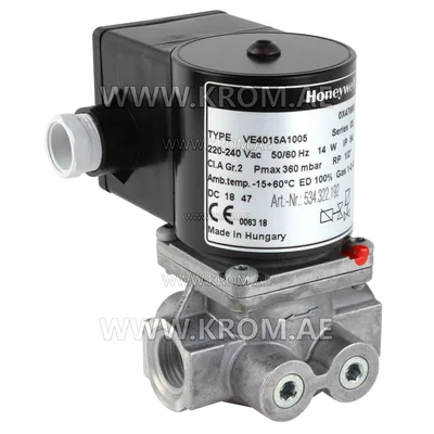 Honeywell VE4015A1005 solenoid valve 1/2"