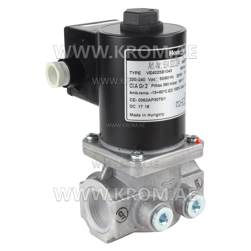 Honeywell VE4025B1045 solenoid valve 1"