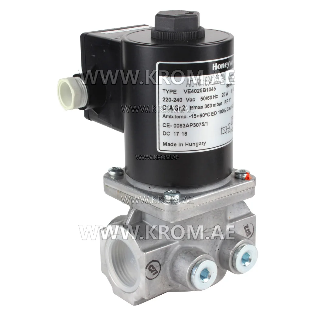 Honeywell VE4025B1045 solenoid valve 1"