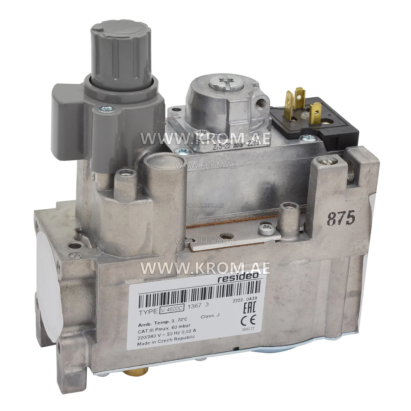 Honeywell V4600C1367 gas valve