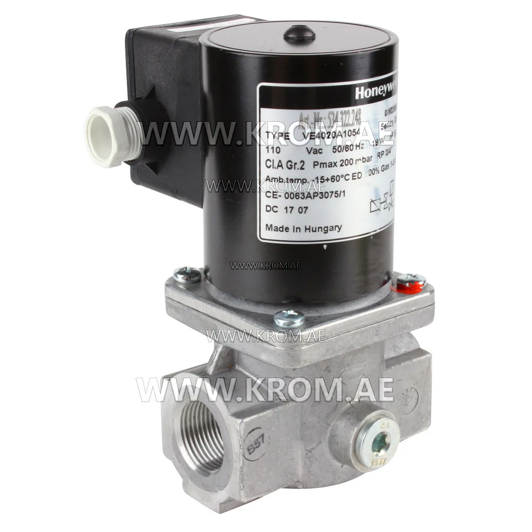 Honeywell VE4020A1054 solenoid valve 3/4"
