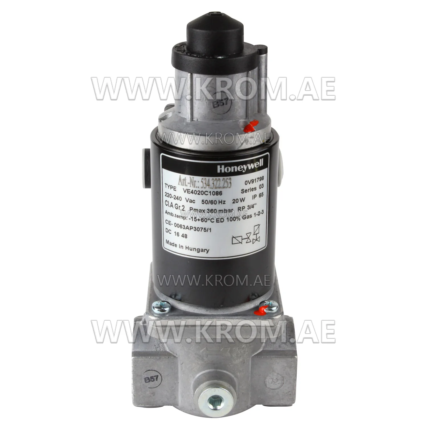 Honeywell VE4020C1086 solenoid valve DN20