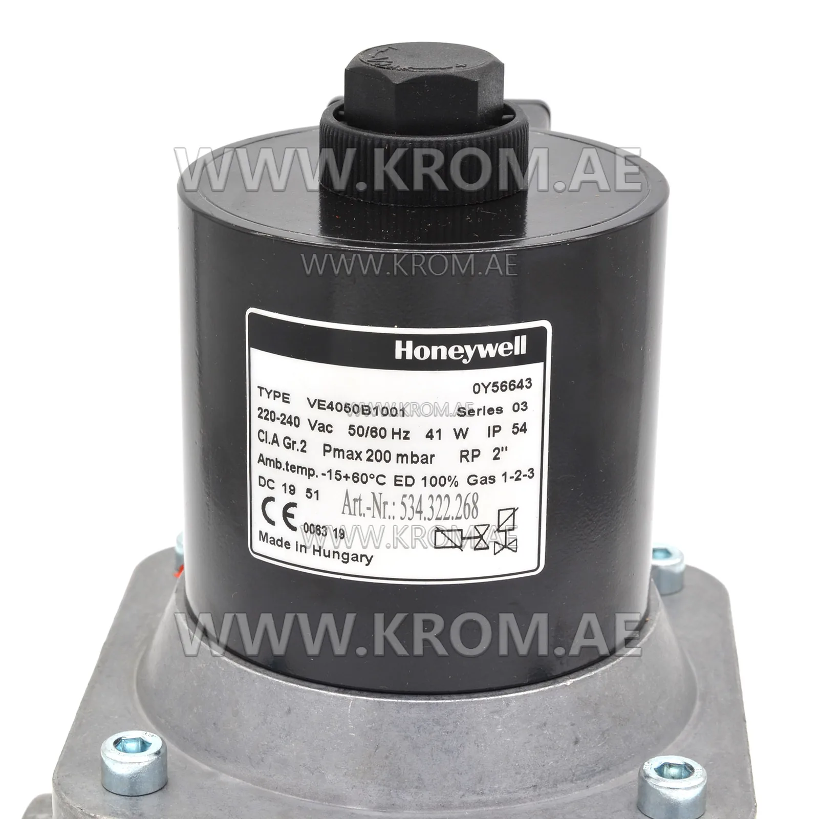 Honeywell VE4050B1001 solenoid valve 2"