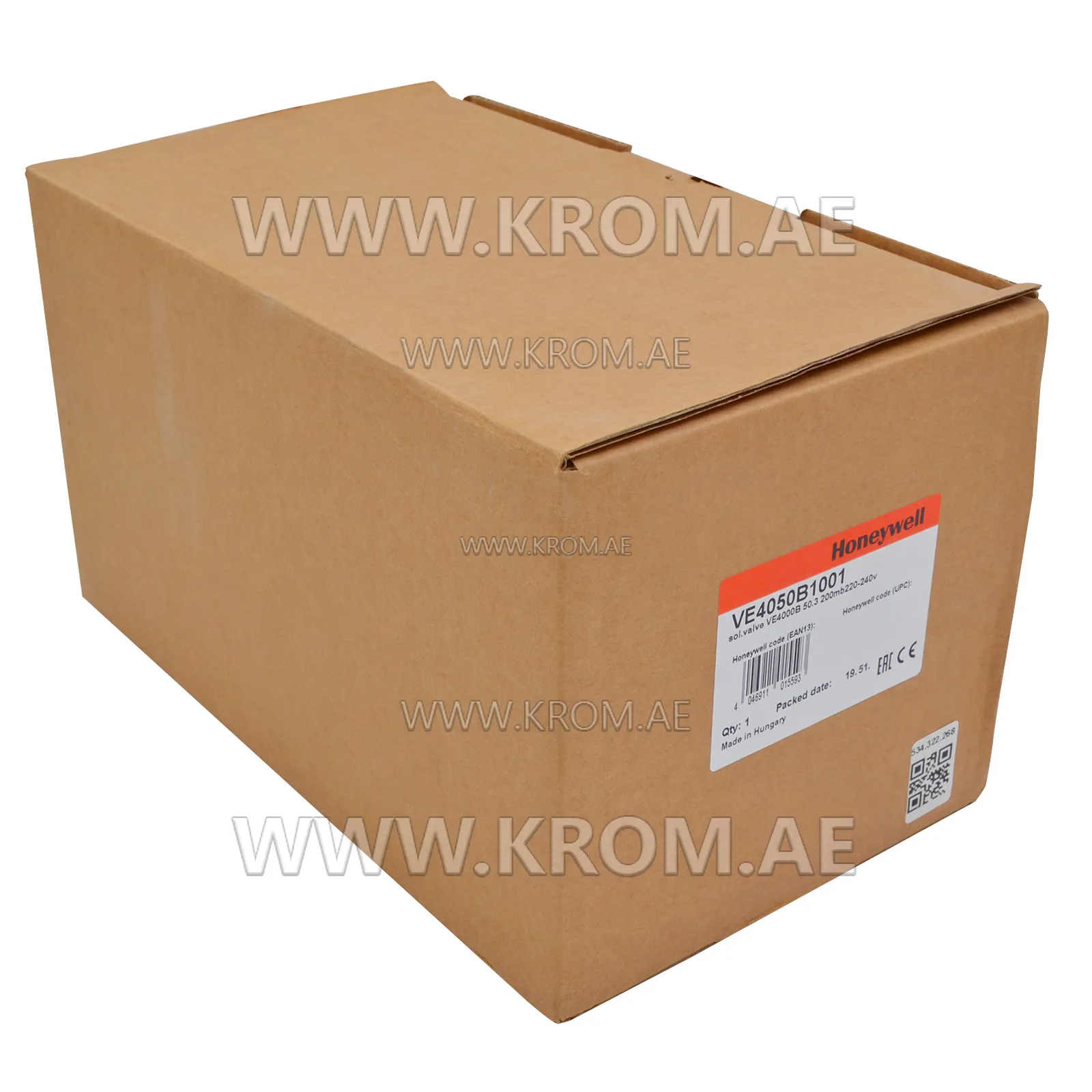 Honeywell VE4050B1001 solenoid valve 2"