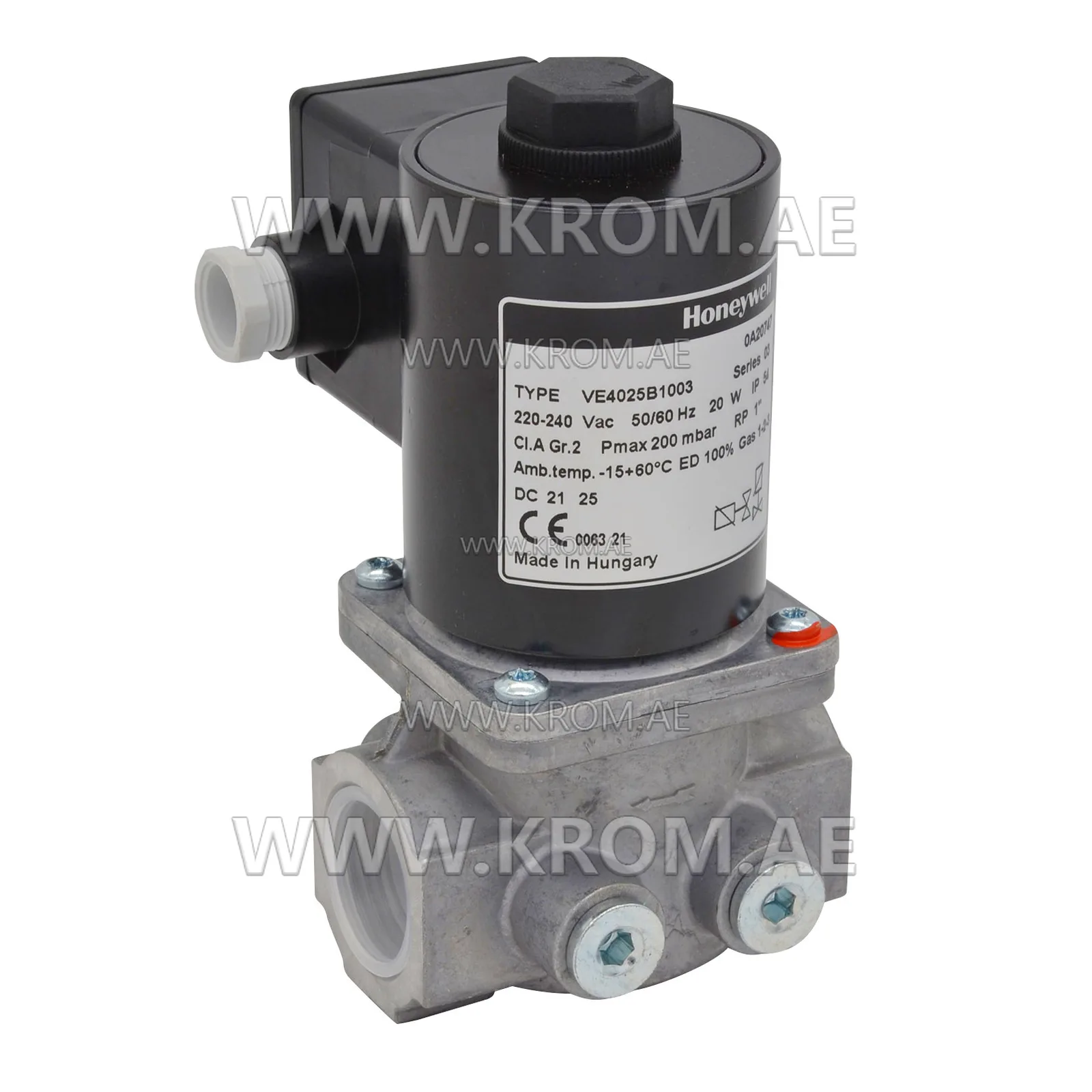 Honeywell VE4025B1003 solenoid valve 1"